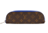 Louis Vuitton Charlotte Pencil Pouch, &pound;175, Accessories, Blue/Brown, Canvas, Front view